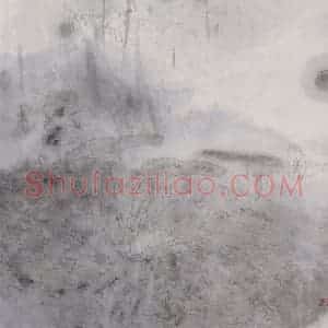 1992年 周思聪《细雨》国画花鸟作品图片赏析