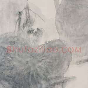 1992年 周思聪《绿雾》国画花鸟作品图片赏析