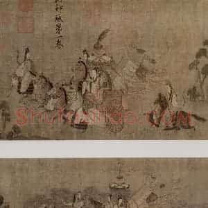 东晋 顾恺之《洛神赋图卷》国画综合作品图片赏析