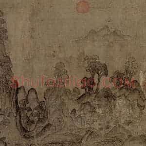 东晋 顾恺之《洛神赋图卷》国画综合作品图片赏析
