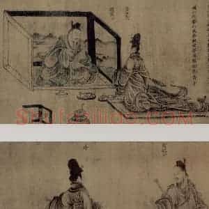 东晋 顾恺之《列女图卷》国画综合作品图片赏析