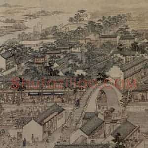 清代 徐扬《姑苏繁华图卷》国画综合作品图片赏析