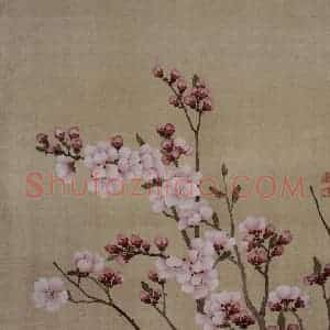 清代 邹一桂《花卉图页》国画花鸟作品图片赏析