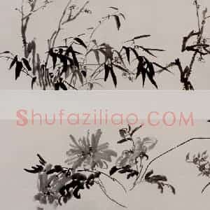 清代 李方膺《花卉卷》国画花鸟作品图片赏析