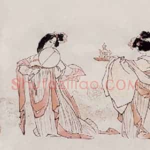 2004年 王绪阳《盛世风韵》国画人物作品图片赏析