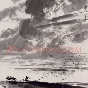 1987年 王绪阳《春风》国画人物作品图片赏析