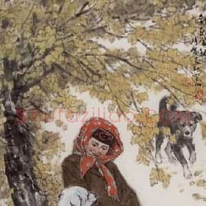 张广《欢乐金秋》国画综合作品图片赏析
