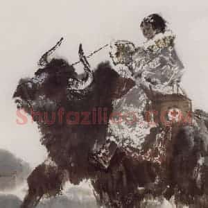 现代 张广《出诊》国画综合作品图片赏析