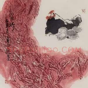 2005年 赵梅生《家珍》国画花鸟写意作品图片赏析