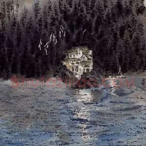 2004年 赵梅生《泛舟温哥华》国画山水写意作品图片赏析