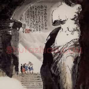 2001年 赵梅生《米罗的维纳斯》国画花鸟写意作品图片赏析