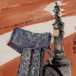 2000年 赵梅生《马德里的八月》国画花鸟写意作品图片赏析