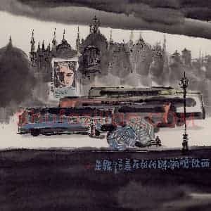 2000年 赵梅生《时代反差》国画花鸟写意作品图片赏析