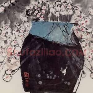1994年 赵梅生《花语》国画花鸟写意作品图片赏析