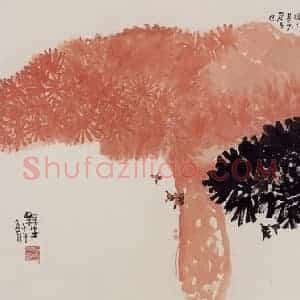 2002年 赵梅生《苍龙三部曲》国画花鸟写意作品图片赏析