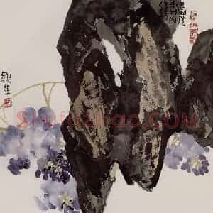 2003年 赵梅生《画说寿山》国画花鸟写意作品图片赏析