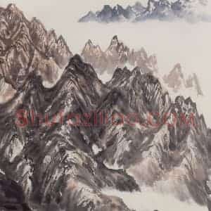 1962年 赵望云《夕照》国画人物作品图片赏析