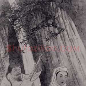 1943年 赵望云《哈萨克舞》国画人物作品图片赏析