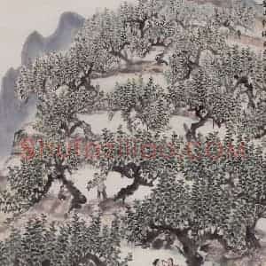 1965年 赵望云《桑山行组图》国画山水作品图片赏析