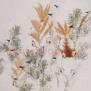 清代 虚谷《杂画册·戏水金鱼》国画花鸟作品图片赏析