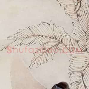 1938年 刘凌沧《吟诗图》国画人物作品图片赏析