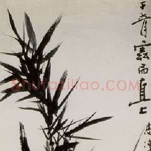 1947年 吴茀之《干青云而直上》国画花鸟作品图片赏析
