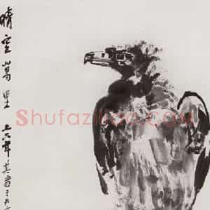 1976年 宗其香《晴空万里》国画花鸟作品图片赏析