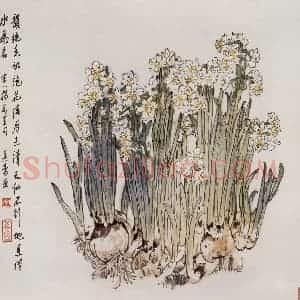 宗其香《韵绝香仍绝》国画花鸟作品图片赏析