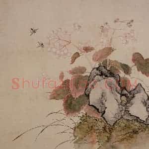 容祖椿《花卉图册页》国画花鸟工笔作品图片赏析