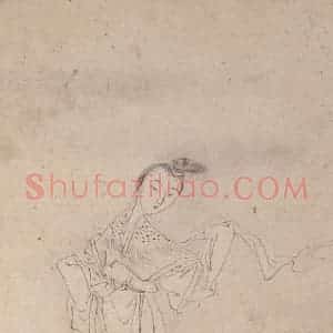 黄般若《十八美人图册页》国画人物写意作品图片赏析