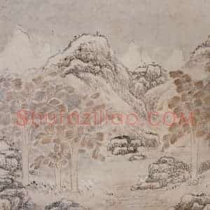 范熙祥《焦林白鹤图册页》国画花鸟写意作品图片赏析