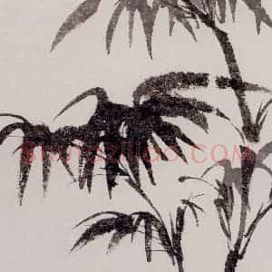 约20世纪80年代 陆俨少《李贺诗意图》国画花鸟作品图片赏析