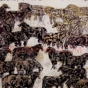 1990年 赵贵德《清和风》国画综合作品图片赏析