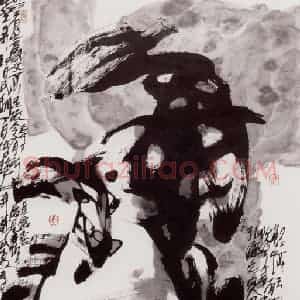 2004年 赵贵德《还京乐(附局部)》国画综合作品图片赏析