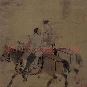 宋代《文姬图》国画综合作品图片赏析