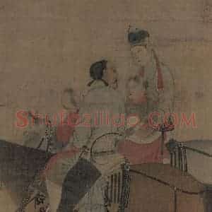 宋代《文姬图》国画综合作品图片赏析