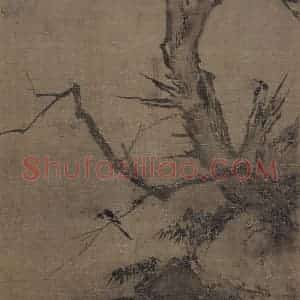 宋代《雪景山水图》国画山水作品图片赏析
