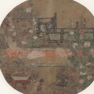 宋代《狸奴婴戏图》国画综合作品图片赏析
