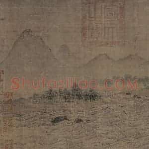 宋代《赤壁图》国画综合作品图片赏析