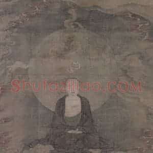 宋代 周季常《五百罗汉图：云中显现》国画综合作品图片赏析