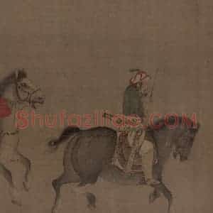 宋代《番骑图》国画综合作品图片赏析