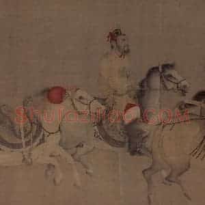 宋代《番骑图》国画综合作品图片赏析