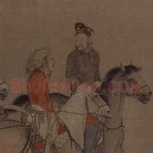 宋代《番骑图》国画综合作品图片赏析