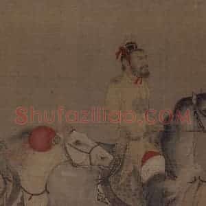 宋代《番骑图》国画综合作品图片赏析