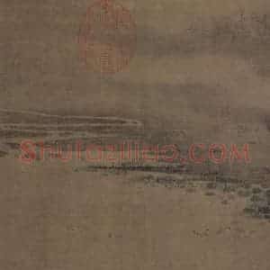 宋代 赵令穰《湖庄清夏图》国画山水作品图片赏析