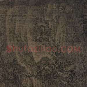 宋代 范宽《雪山楼阁图》国画山水作品图片赏析