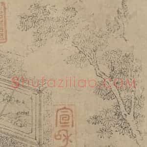 宋代《道子墨宝：诸神朝谒图》国画人物工笔作品图片赏析