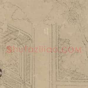 宋代《道子墨宝：诸神朝谒图》国画人物工笔作品图片赏析