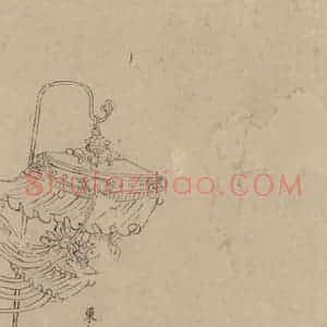 宋代《道子墨宝：诸神朝谒图》国画人物工笔作品图片赏析