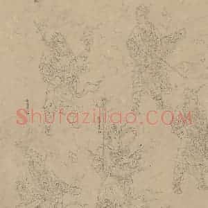 宋代《道子墨宝：诸神朝谒图》国画人物工笔作品图片赏析